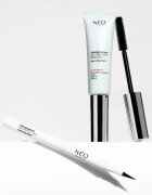 NEO MAKE UP Intense Serum HEV Protect Mascara řasenka pro objem a zahuštění řas odstín Black 9 ml