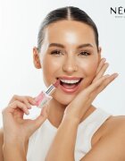 NEO MAKE UP Intense Serum Sheer Lipstick krémová hydratační rtěnka odstín 05 Peachy Glass 4.3 g