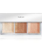 NEO MAKE UP Intense Serum Shine Is Mine paleta rozjasňovačů 12 g