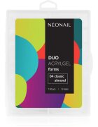 NEONAIL Duo Acrylgel Forms šablony na nehty typ 04 Classic Almond 120 ks
