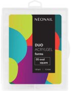 NEONAIL Duo Acrylgel Forms šablony na nehty typ 05 Oval Square 120 ks