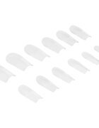NEONAIL Flexi Tips Invisible umělé nehty typ 02 Clear Square 300 ks