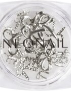 NEONAIL Nail Art 3D Bows dekorace na nehty odstín Silver 1 ks