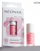 NEONAIL Rescue Glow Tint 3in1 Nail Conditioner pečující lak na nehty odstín Glitter Rose 7.2 ml