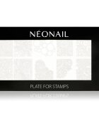 NEONAIL Stamping Plate šablony na nehty typ 01 1 ks