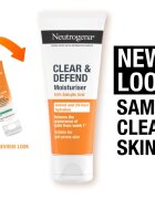 Neutrogena Clear & Defend 0.5% Salicylic Acid hydratační krém bez obsahu oleje 50 ml