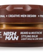 Nish Man Beard & Mustache vosk na vousy 100 ml