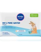 Nivea BABY Pure Water osvěžující vlhčené ubrousky 57 ks
