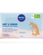 Nivea BABY Soft & Cream čisticí ubrousky 57 ks