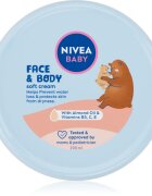 Nivea BABY Soft hydratační krém na obličej a tělo 200 ml