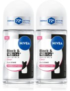 Nivea Black & White Invisible Clear sada na tělo