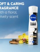 Nivea Black & White Invisible Silky Smooth antiperspirant ve spreji pro ženy 200 ml