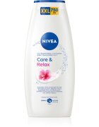 Nivea Care & Relax Sprchový gel a pěna do koupele 750 ml