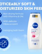 Nivea Care & Relax Sprchový gel a pěna do koupele 750 ml