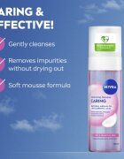 Nivea Caring čisticí pleťová pěna pro suchou až citlivou pleť 150 ml