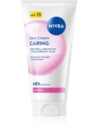 Nivea Caring výživný denní krém pro suchou pleť SPF 15 50 ml