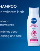 Nivea Color Brilliance pečující šampon pro barvené vlasy 400 ml