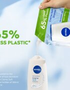 Nivea Creme Soft krémový sprchový gel – náhradní náplň 500 ml