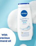 Nivea Creme Soft pečující sprchový gel výhodné balení 2 x 500 ml