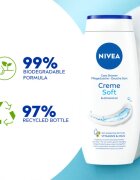Nivea Creme Soft pečující sprchový gel výhodné balení 2 x 500 ml