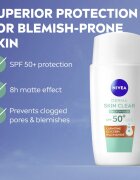 Nivea Derma Skin Clear lehký ochranný fluid SPF 50+ 40 ml