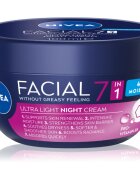 Nivea Facial Night lehký noční krém 7 v 1 100 ml