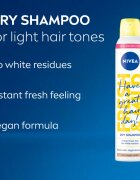 Nivea Fresh Revive suchý šampon pro zvětšení objemu Light Tones 200 ml
