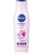 Nivea Hairmilk Shine pečující šampon 250 ml