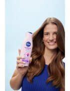 Nivea Hairmilk Shine pečující šampon 250 ml