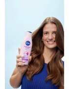 Nivea Hairmilk Shine pečující šampon 400 ml