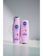 Nivea Hairmilk Shine pečující šampon 400 ml