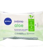 Nivea Intimo Aloe ubrousky pro intimní hygienu 15 ks