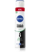 Nivea Invisible Black & White Fresh antiperspirant ve spreji pro ženy 250 ml