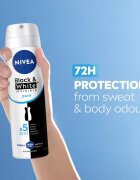 Nivea Invisible Black & White Pure antiperspirant ve spreji pro ženy 150 ml