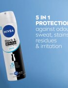 Nivea Invisible Black & White Pure antiperspirant ve spreji pro ženy 150 ml