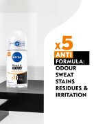 Nivea Invisible Black & White Ultimate Impact kuličkový antiperspirant pro ženy 50 ml