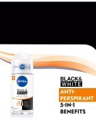 Nivea Invisible Black & White Ultimate Impact kuličkový antiperspirant pro ženy 50 ml