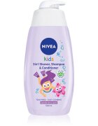 Nivea Kids Sparkle Berry sprchový gel a šampon pro dívky 500 ml