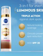 Nivea Luminous 630 Anti Spot rozjasňující CC krém SPF 30 odstín Deep 40 ml