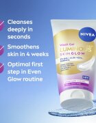 Nivea Luminous Skin Glow čisticí pleťový gel pro rozjasnění pleti 150 ml