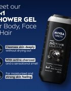 Nivea MEN Active Clean sprchový gel pro muže 887 ml