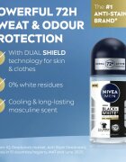 Nivea MEN Black & White Epic Night antiperspirant roll-on 72h 50 ml