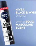 Nivea MEN Black & White Invisible Original antiperspirant ve spreji výhodné balení
