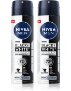 Nivea MEN Black & White Invisible Original antiperspirant ve spreji výhodné balení