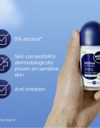 Nivea MEN Derma Control Sensitive kuličkový antiperspirant pro citlivou pokožku 50 ml