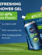 Nivea MEN Energy sprchový gel pro muže – náhradní náplň 500 ml