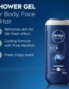 Nivea MEN Fresh Kick sprchový gel pro muže 250 ml