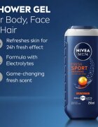 Nivea MEN Fresh Sport sprchový gel s minerály pro muže 250 ml