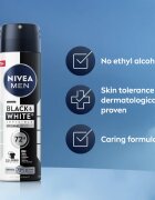 Nivea MEN Invisible Black & White antiperspirant ve spreji pro muže 150 ml