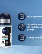 Nivea MEN Invisible Black & White Fresh kuličkový antiperspirant pro muže 50 ml